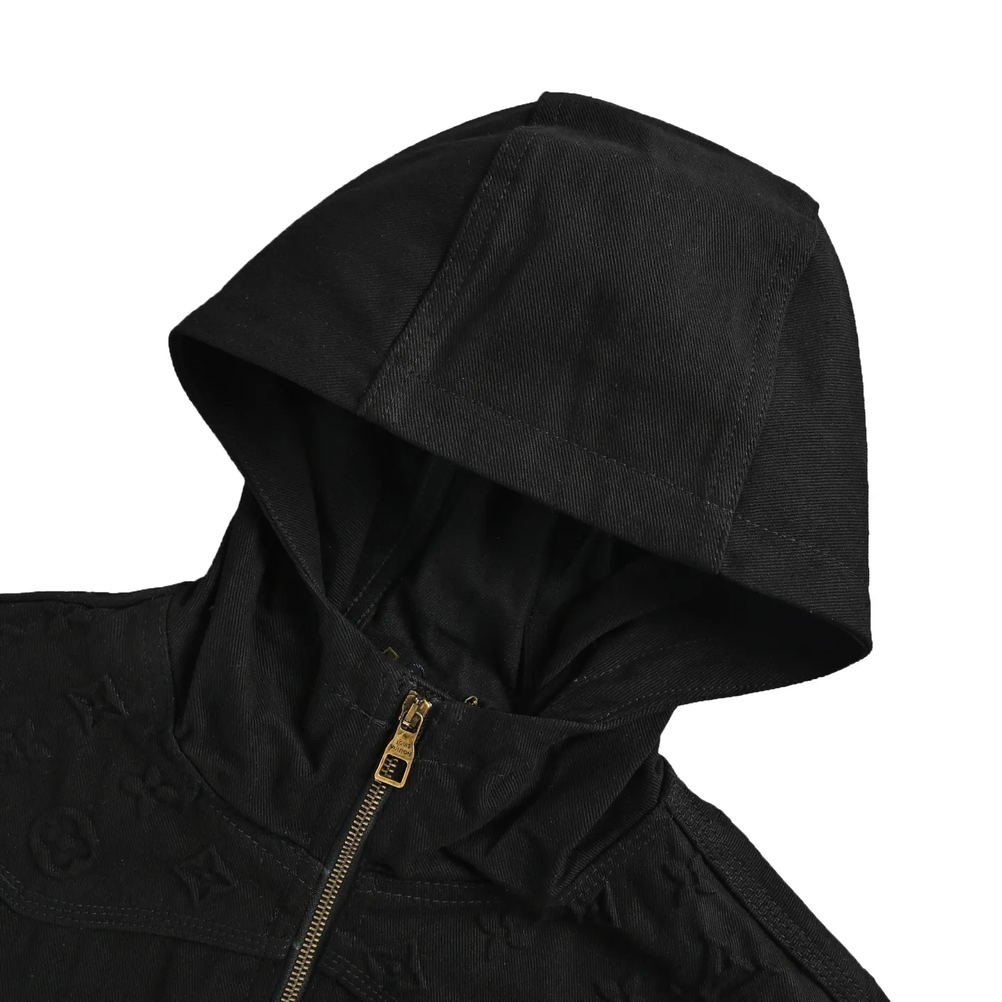 Louis Vuitton/Louis Vuitton embossed embossed presbyopic workwear denim jacket